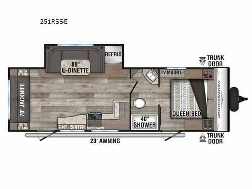 Sportsmen SE 251RSSE Floorplan