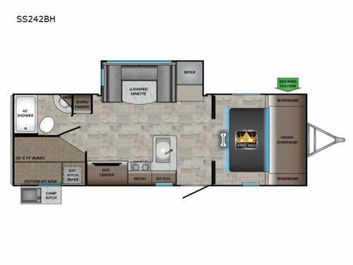 Sunset Trail SS242BH Floorplan