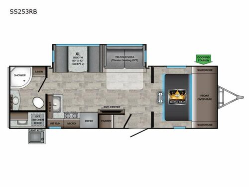 Sunset Trail SS253RB Floorplan