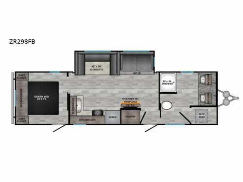 Zinger ZR298FB Floorplan