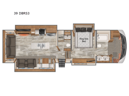 Mobile Suites 39 DBRS3 Floorplan