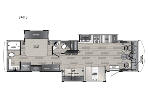 Georgetown 5 Series 34H5 Floorplan