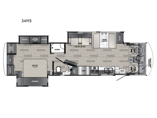 Georgetown 5 Series 34M5 Floorplan