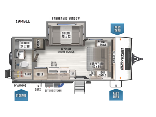 Surveyor Legend 19MBLE Floorplan