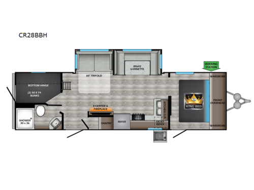 Cruiser Aire CR28BBH Floorplan