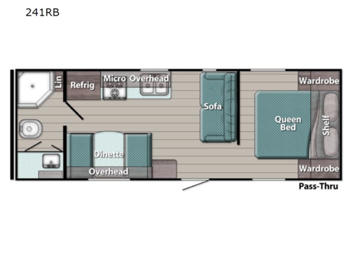 Innsbruck Ultra Lite 241RB Floorplan