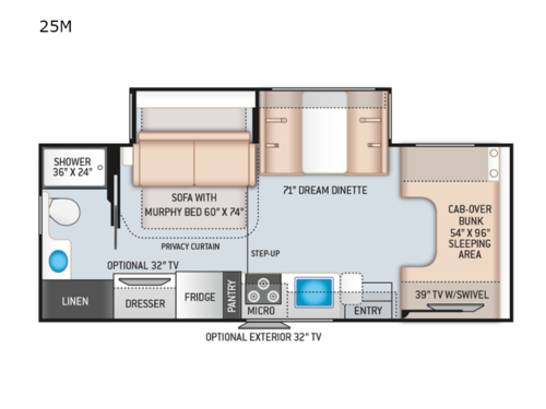 Four Winds 25M Floorplan