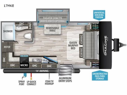 Imagine XLS 17MKE Floorplan
