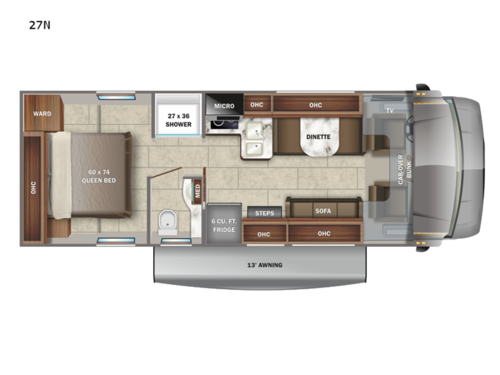 Redhawk SE 27N Floorplan