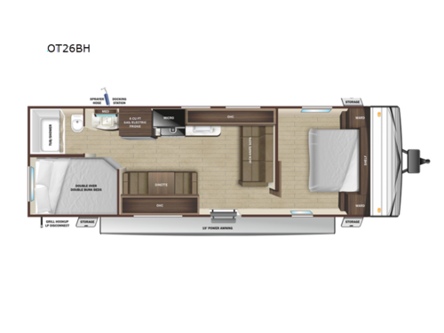 Open Range Conventional OT26BH Floorplan