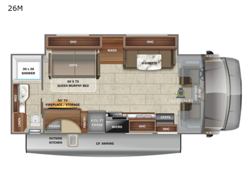 Redhawk 26M Floorplan