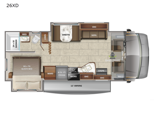 Redhawk 26XD Floorplan