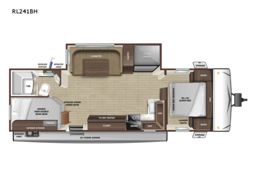 Range Lite RL241BH Floorplan Image