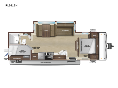 Range Lite RL261BH Floorplan
