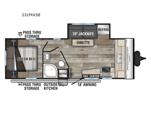 Sportsmen SE 231FKKSE Floorplan