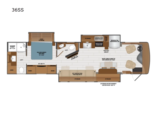 Frontier 36SS Floorplan