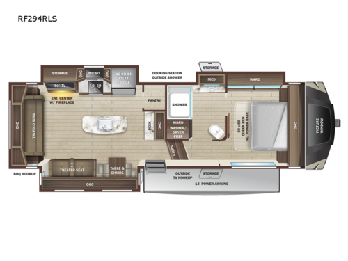 Roamer RF294RLS Floorplan