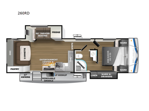 Wildcat 260RD Floorplan