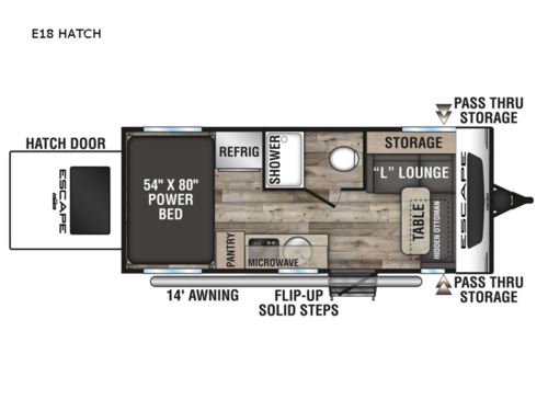 Escape E18 HATCH Floorplan