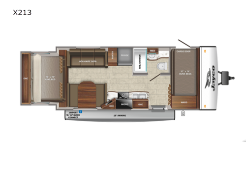 Jay Feather X213 Floorplan