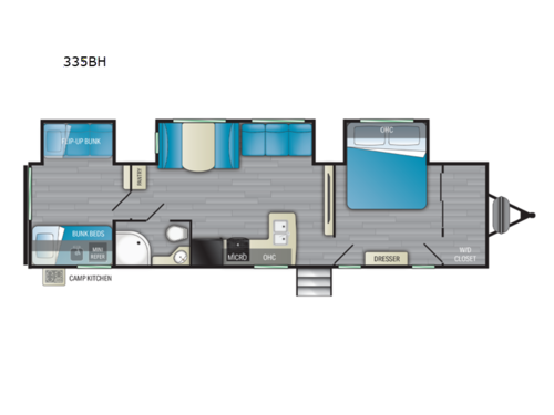 Prowler 335BH Floorplan