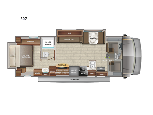 Greyhawk 30Z Floorplan