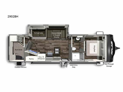 Atlas 2902BH Floorplan