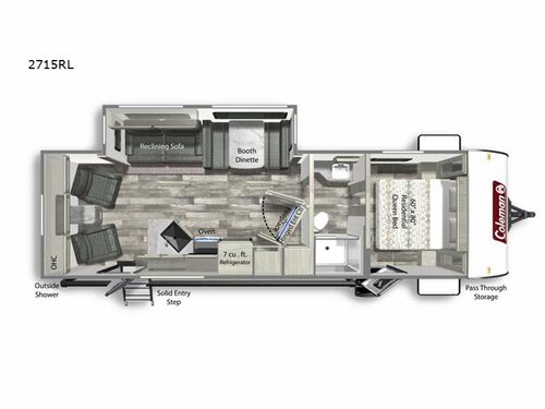 Coleman Light 2715RL Floorplan