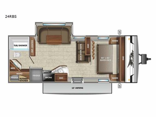 Jay Flight 24RBS Floorplan