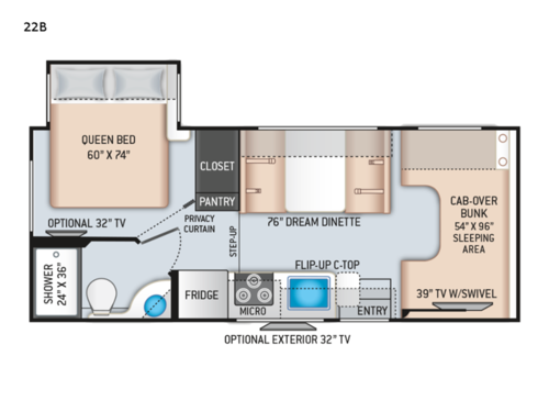 Chateau 22B Floorplan