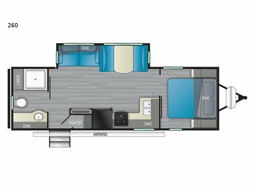 Mallard 260 Floorplan