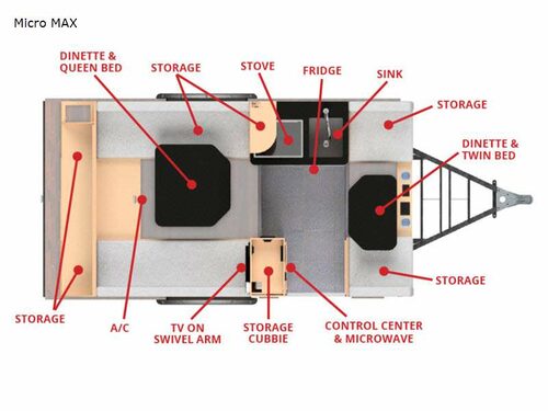 Little Guy Micro MAX Floorplan