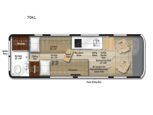 Boldt 70KL Floorplan