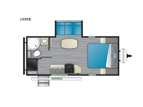 Prowler 195RB Floorplan