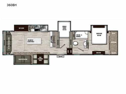 Phoenix 360BH Floorplan