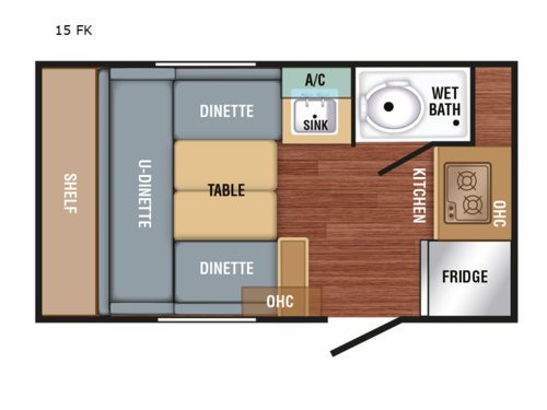 Bushwhacker Plus 15 FK Floorplan