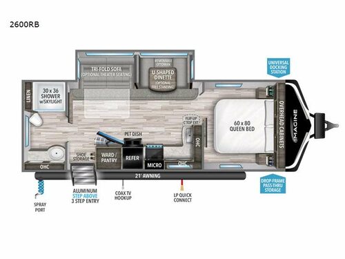 Imagine 2600RB Floorplan
