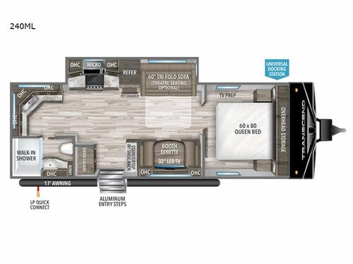 Transcend Xplor 240ML Floorplan