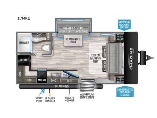 Imagine XLS 17MKE Floorplan
