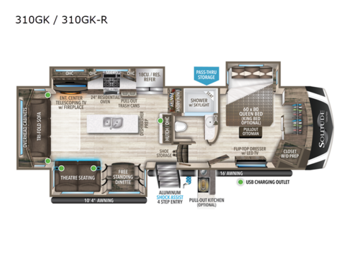 Solitude 310GK Floorplan