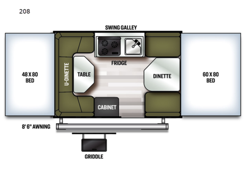Flagstaff MAC Series 208 Floorplan