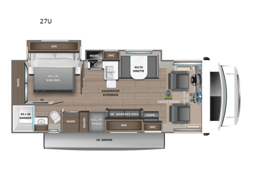 Greyhawk 27U Floorplan