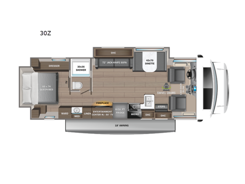 Greyhawk 30Z Floorplan