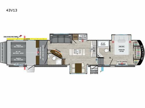 Valor 43V13 Floorplan Image