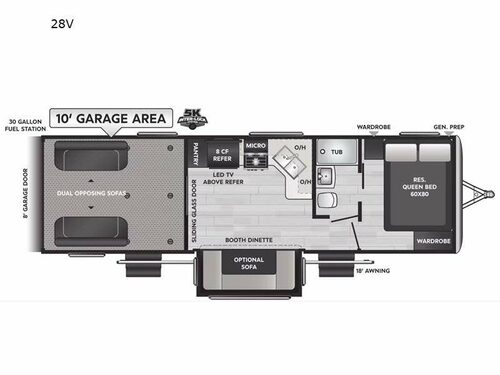 Fuzion Impact Edition 28V Floorplan Image