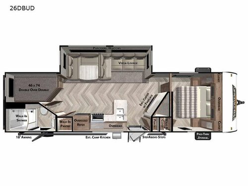 Wildwood 26DBUD Floorplan Image