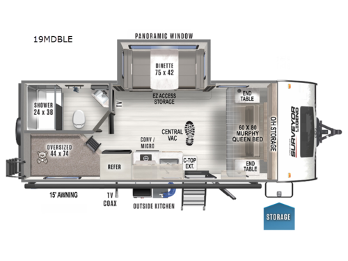 Surveyor Legend 19MDBLE Floorplan