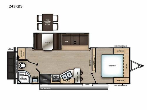 Catalina Legacy 243RBS Floorplan