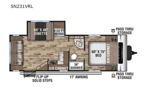 Sonic SN231VRL Floorplan
