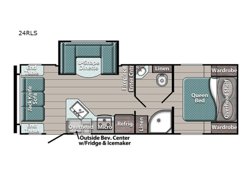 Innsbruck Ultra Lite 24RLS Floorplan